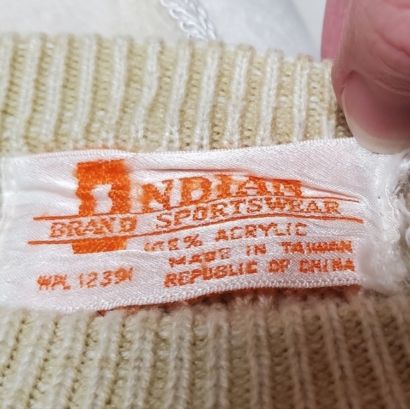 Rare Vintage 60s Onbian Butter Yellow Corded Knit Fisherman Sweater Crewneck Med - Picture 10 of 11